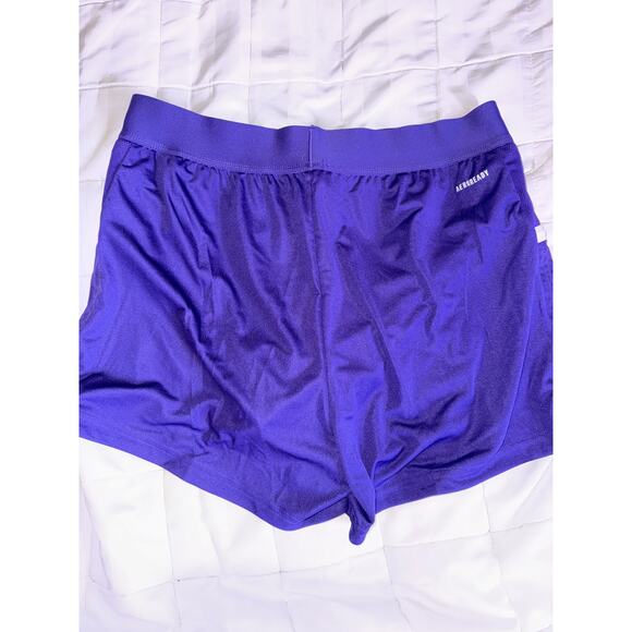ADIDAS SHORTS - size L LARGE purple - NEW WITH TAGS - Picture 4 of 5